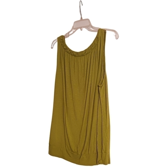 LOFT Tops - LOFT-Green/Yellow Dressy Tank